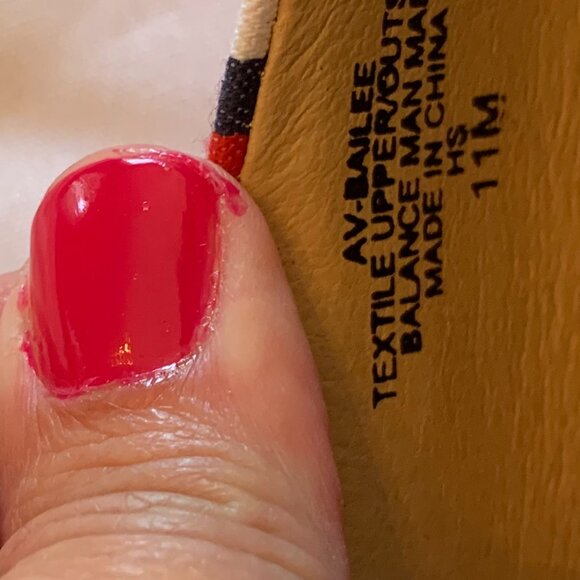 Adrienne Vittadini sandals Size 11M. Colors red/white/navy New without box - Picture 6 of 6